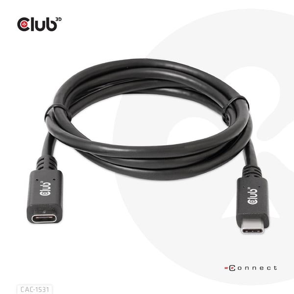 Club 3D CAC-1531 - USB-forlængerkabel - 24-pin USB-C (M)