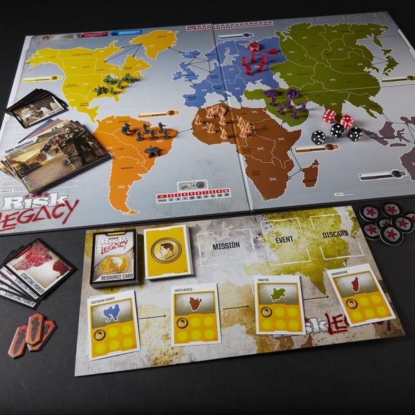 Hasbro Gaming Avalon Hill Risk Legacy Strategy Brætspil Strategi