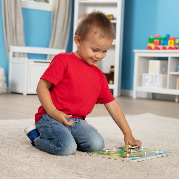Melissa & Doug 19050 pussel Klosspussel 8 styck Djur