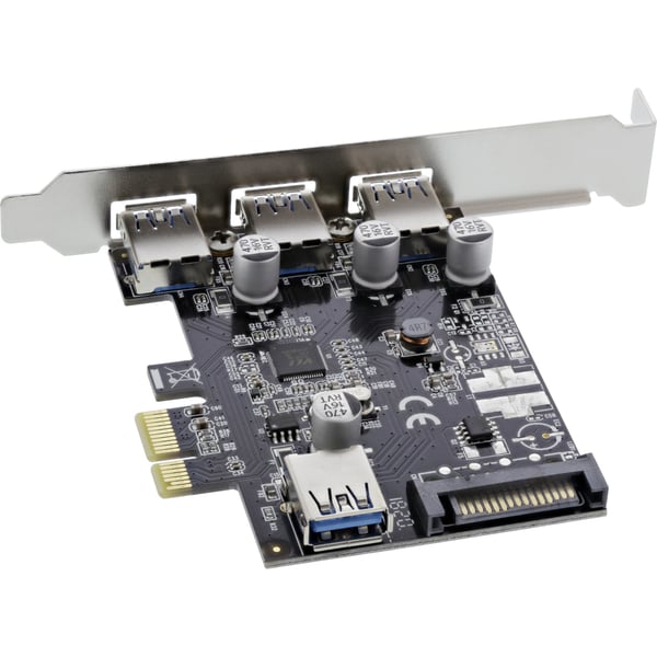 InLine 76662C nätverkskort/adapters USB 3.2 Gen 1 (3.1 Gen 1)