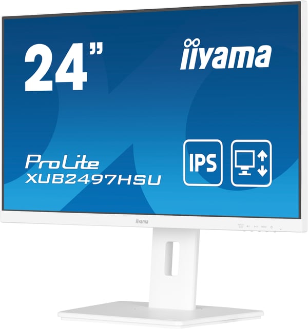 iiyama ProLite XUB2497HSU-W2 computerskærm 60,5 cm (23.8") 1920 x 1080 pixel Fuld HD LED Hvid