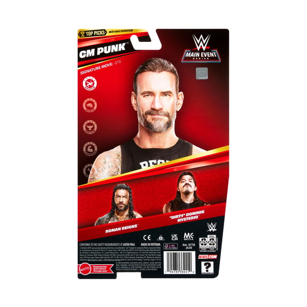 WWE Main Event Series Top Picks CM Punk Action Figure
