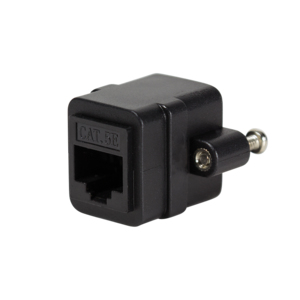 LogiLink NP0098 stikkontakt 2 x RJ-45 Sort