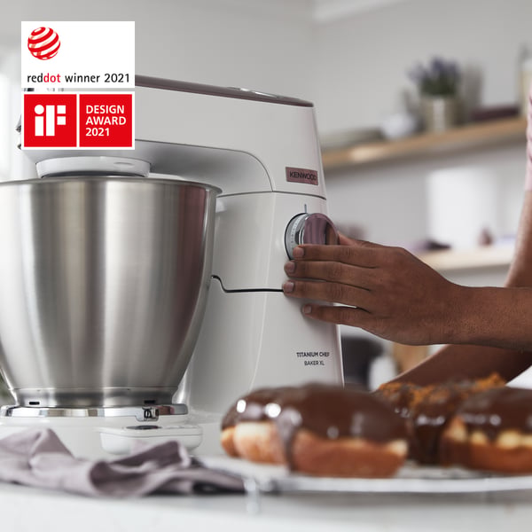 Kenwood Titanium Chef Baker XL matberedare 1200 W 7 l Vit Inbyggd våg