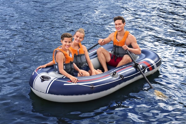 Bestway 61068 / 24 Uppblåsbar båt 3 personer Resor/fritid Gummibåt