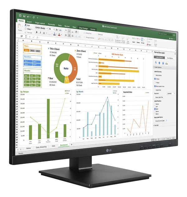 LG 27BN65Q-B computerskærm 68,6 cm (27") 2560 x 1440 pixel Quad HD LCD Sort