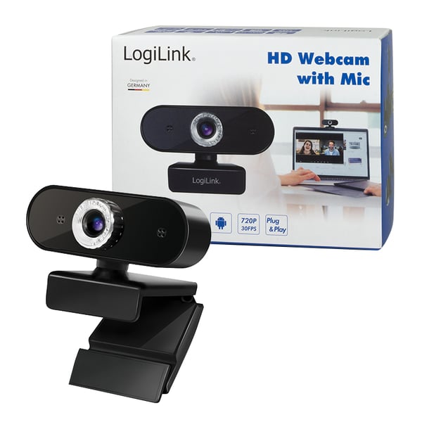 LogiLink HD USB Webcam med mikrofon