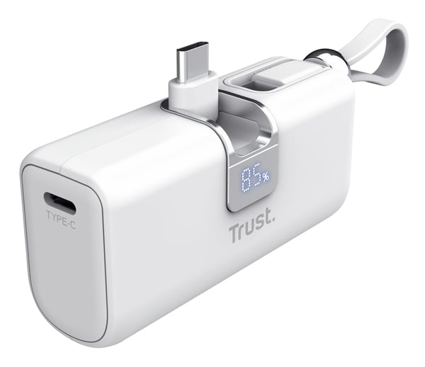 Trust Pacto Lithium-Ion (Li-Ion) 5000 mAh Hvid