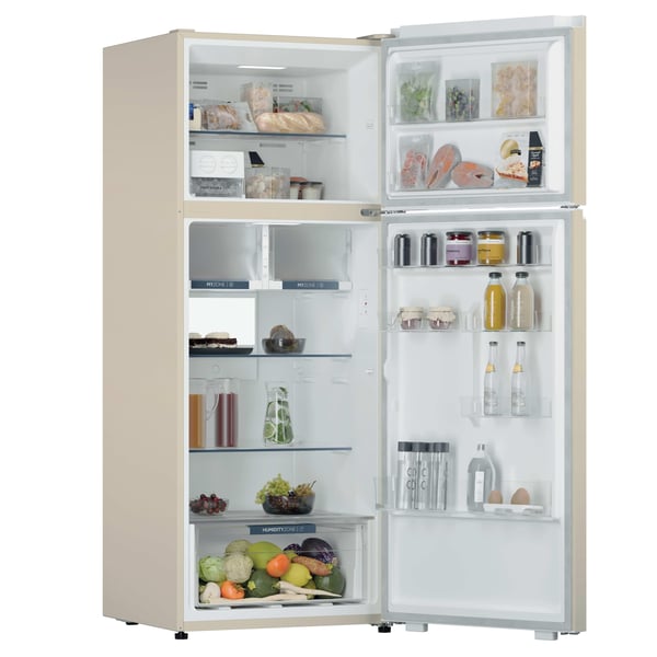 Haier HPR5718DNPC Fritstående 464 L Cremefarvet