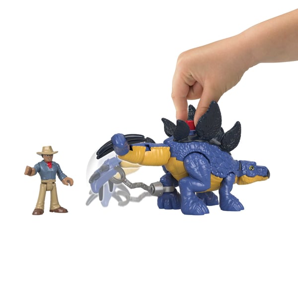 Fisher-Price Imaginext Jurassic World Stegosaurus och dr Grant