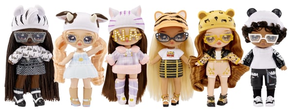Na! Na! Na! Surprise Na! Na! Na! Fuzzy Surprise - Zebra Girl