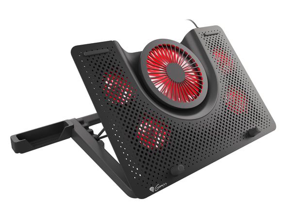 GENESIS Oxid 550 køling til laptop 43,9 cm (17.3") 2800 rpm Sort
