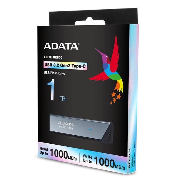 ADATA UE800 USB-nøgle 1 TB USB Type-C 3.2 Gen 2 (3.1 Gen 2) Sølv