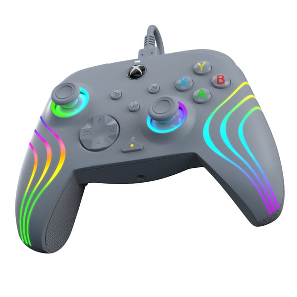 PDP Afterglow Wave Grå USB Spelplatta Analog / Digital PC, Xbox One, Xbox Series S, Xbox Series X