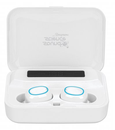 Manhattan 180399 hörlur och headset Trådlös I öra Samtal/musik Bluetooth Vit