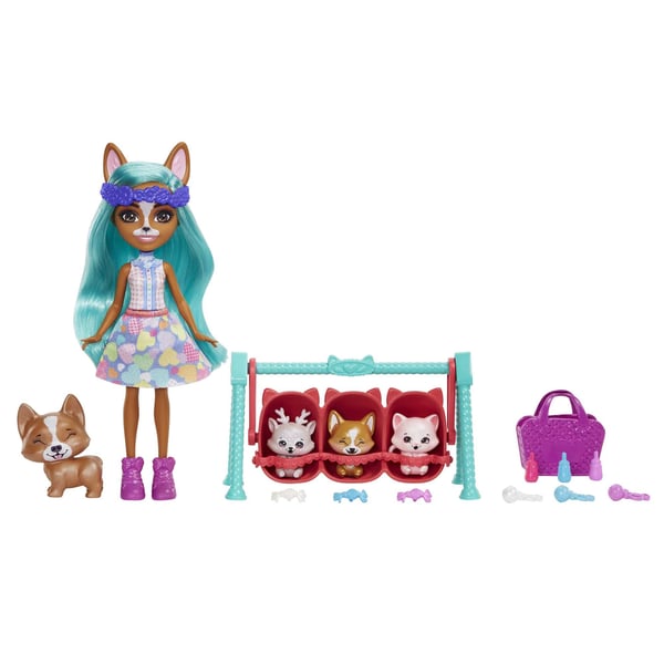 Enchantimals Baby Best Friends CRIZIA CORGI & SHOW Doll