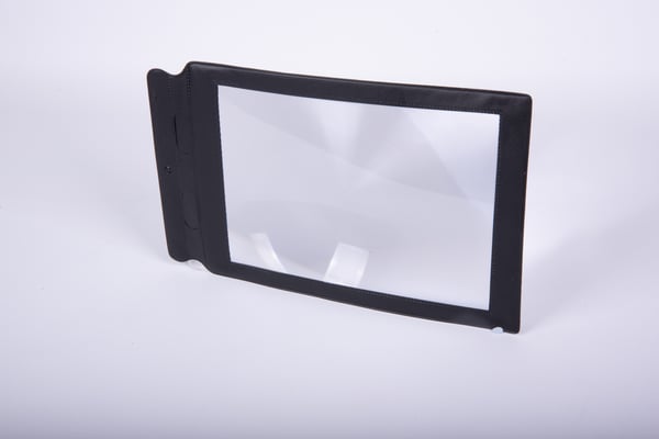 Tickit 48123 forstørrelsesglas 3x Transparent, Sort