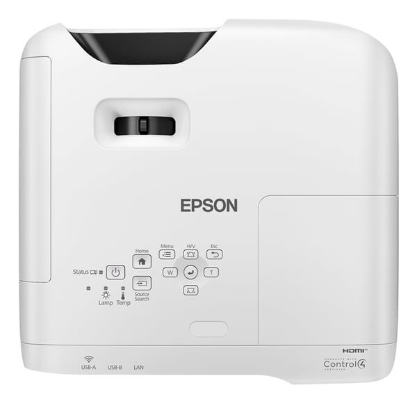 Epson EB-W56S Projektor med kort projiceringsafstand 3700 ANSI lumens 3LCD WXGA (1280x800) Sort, Hvid