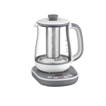 Tefal BJ551B10 teenkeitin 1,5 L 1430 W Harmaa, Valkoinen