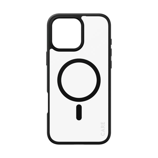 PanzerGlass CARE™ by ® Urban Combat Case Transparent w. Black Frame & MagSafe iPhone 16 Pro Max matkapuhelimen suojakotelo Suojus Musta