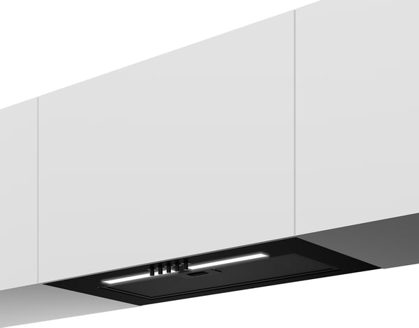 Beko HNU61425B emhætte Indbygget Sort 415 m³/t