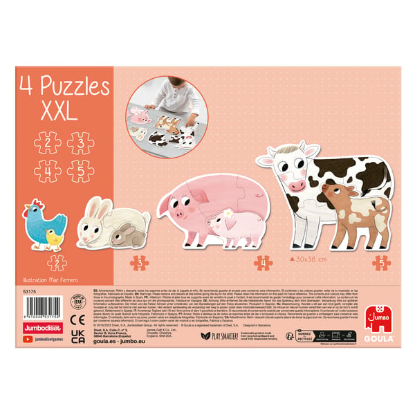 Goula - Puzzle XXL Mums & Babies