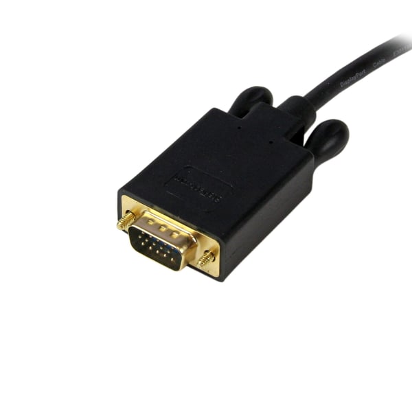 StarTech.com DP2VGAMM6B videokabel adapter 1,8 m DisplayPort VGA (D-Sub) Sort