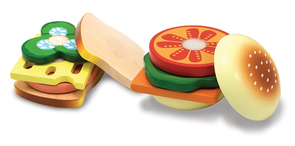 Melissa & Doug Wooden Sandwich Making Set