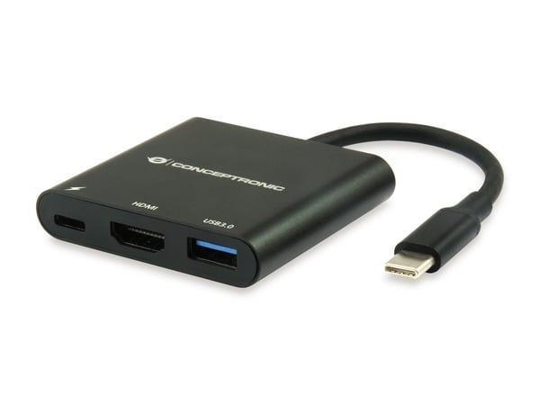 Conceptronic DONN01B dockingstation USB 3.2 Gen 1 (3.1 Gen 1) Type-C Sort
