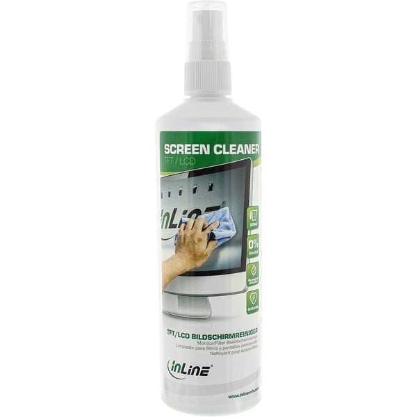 InLine 43204 rensegrej til værktøj LCD/LED/Plasma Udstyrsrensning spray 250 ml