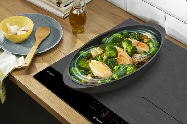 Gorenje GI6421SYB Sort, Grå Indbygget 59.5 cm Zone induktionskogeplade 4 zone(s)