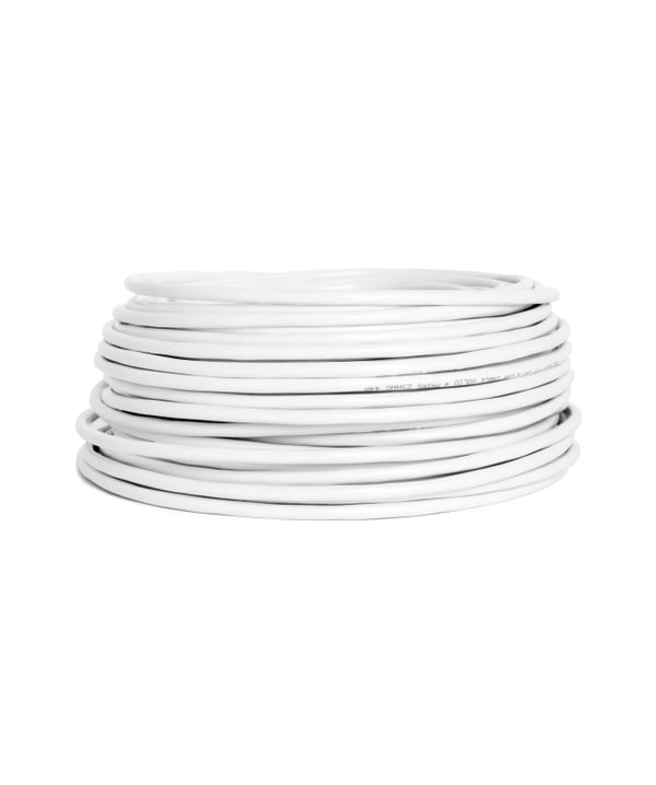 Vultech SC13002-100 verkkokaapeli Valkoinen 100 m Cat5e U/UTP (UTP) Pyöreä