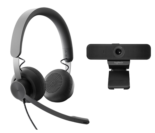 Logitech Zone Wired UC Headset Kabel Huvudband grafit