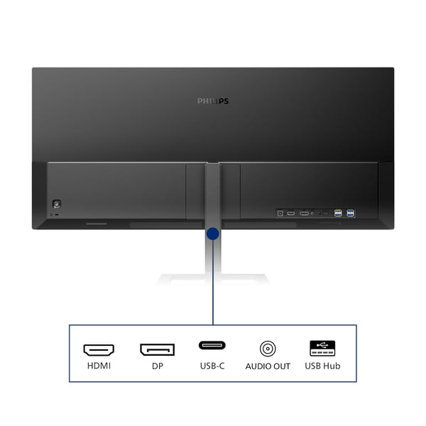 Philips LCD-skärm 346E2LAE - 86.4 cm (34\") - 3440 x 1440 UWQHD