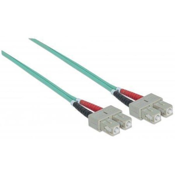 Techly ILWL D5-B-050/OM3 InfiniBand og fiberoptisk kabel 5 m SC Turkisfarve