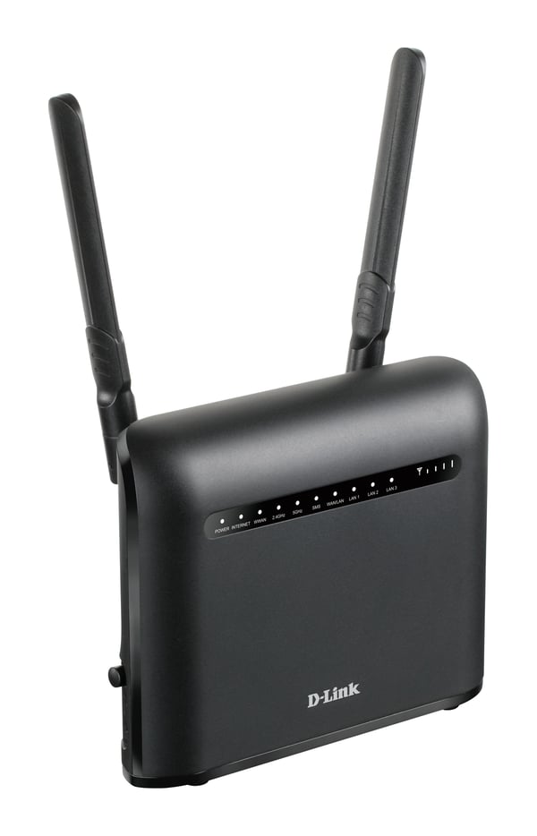 D-Link AC1200 trådløs router Gigabit Ethernet Dual-band (2,4 GHz / 5 GHz) 4G Sort