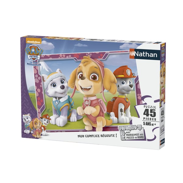 Nathan Puzzle-Les Niñas de la Pat' patrouille-45 Piezas, 86533