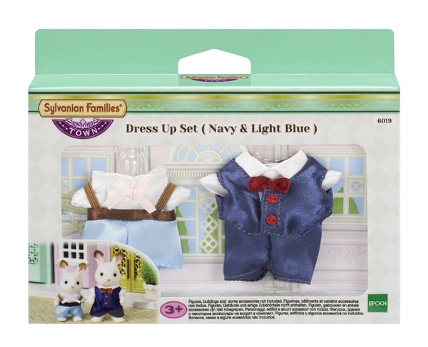 Sylvanian Families Uppklädningsset (marin- & ljusblått)