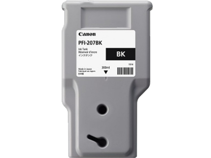 Canon PFI-207 BK mustekasetti 1 kpl Alkuperäinen Musta Canon PFI-207 BK mustekasetti 1 kpl Alkuperäinen Musta