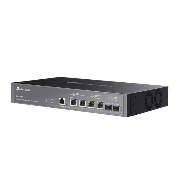 TP-Link Omada SX3206HPP netværksswitch Administreret L2+ 10G Ethernet (100/1000/10000) Strøm over Ethernet (PoE) Sort