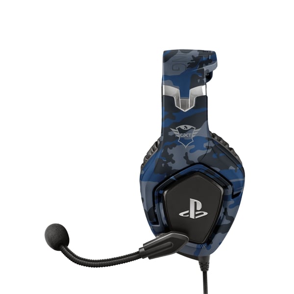 Trust GXT 488 Forze PS4 Headset Kabel Huvudband Spela Svart, Blå