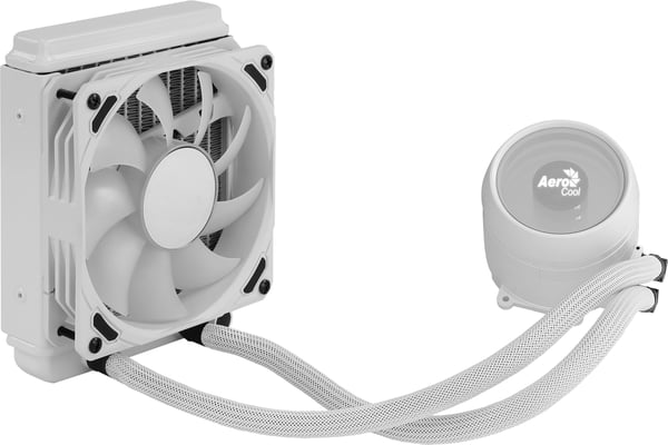 Aerocool Mirage L120 Processor Allt-i-ett vätskekylare Vit 1 styck