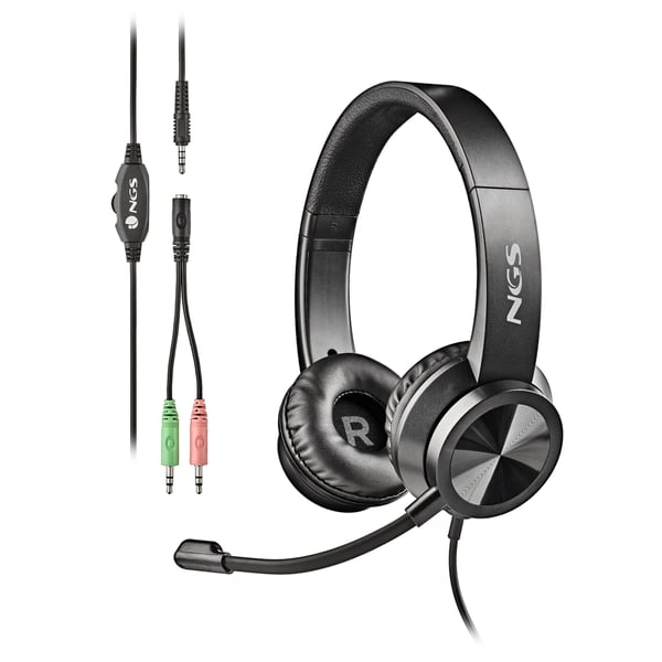 NGS MSX 11 PRO Headset Ledningsført Spil Sort