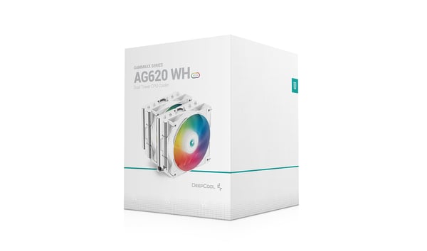 DeepCool AG620 WH ARGB Processor Luftkøler 12 cm Hvid 1 stk