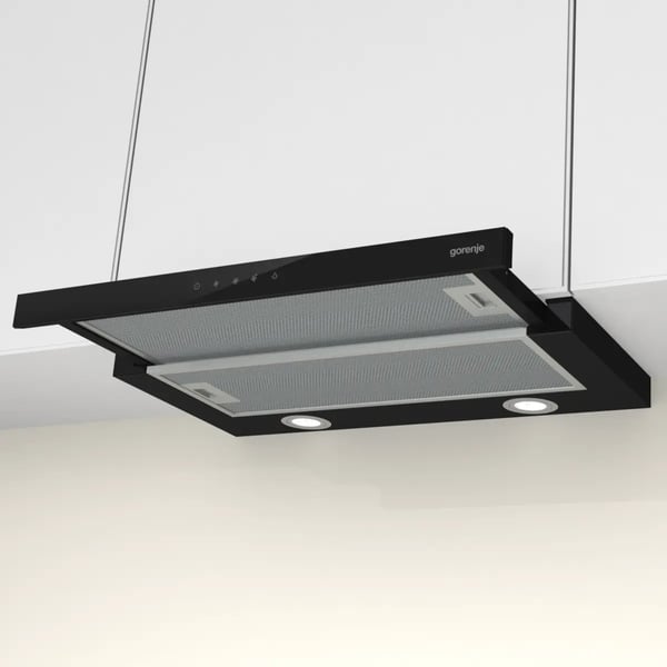 Gorenje TH64E4BG Halvinbyggd (utdragbar) Svart 450 m³/h