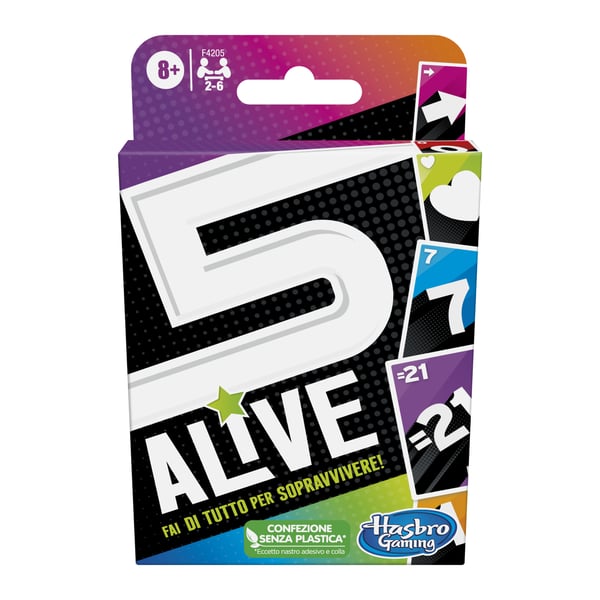 Hasbro Gaming 5 Alive Kortspil Strategi