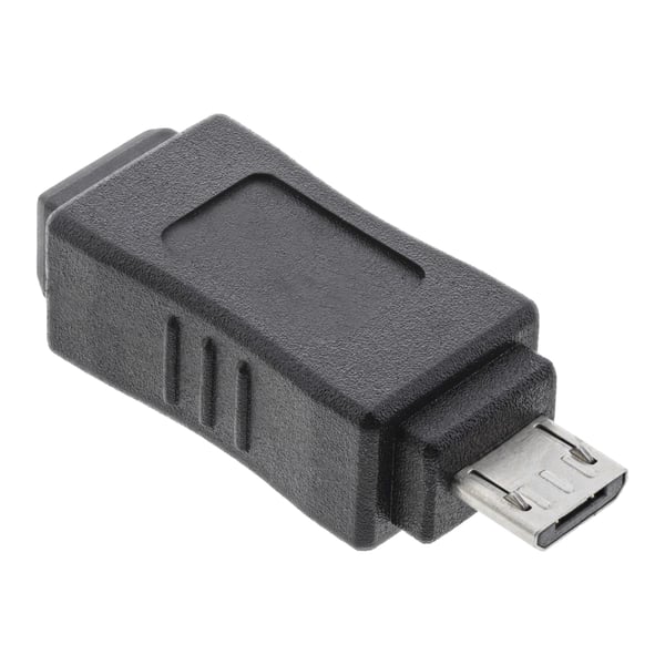 InLine 31602 kabel kønsskifter Mini-USB B Micro-USB B Sort