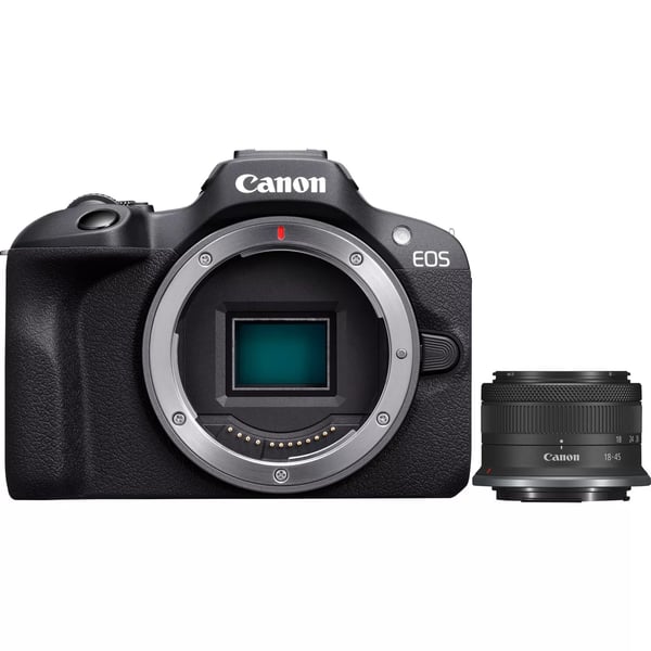Canon EOS R100 + RF-S 18-45mm F4.5-6.3 IS STM Kit MILC 24,1 MP CMOS 6000 x 4000 pixel Sort