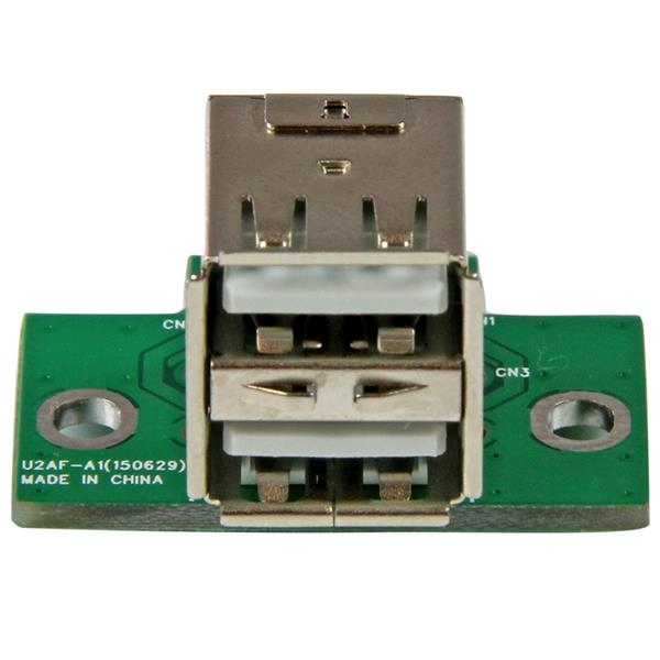StarTech.com 2-ports USB-bundkortheaderadapter - USB-adapter - USB (W)