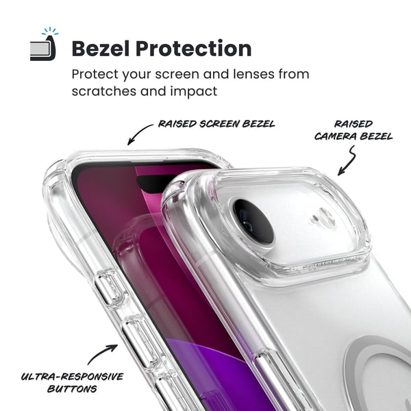Speck Presidio Perfect Clear Cover MagSafe iP 17 Air
